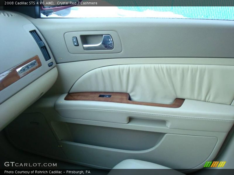 Crystal Red / Cashmere 2008 Cadillac STS 4 V6 AWD