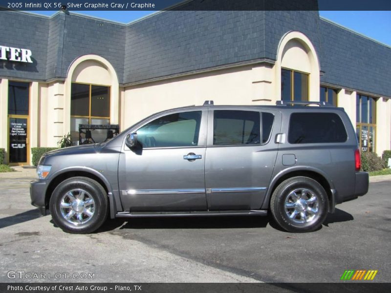 Silver Graphite Gray / Graphite 2005 Infiniti QX 56