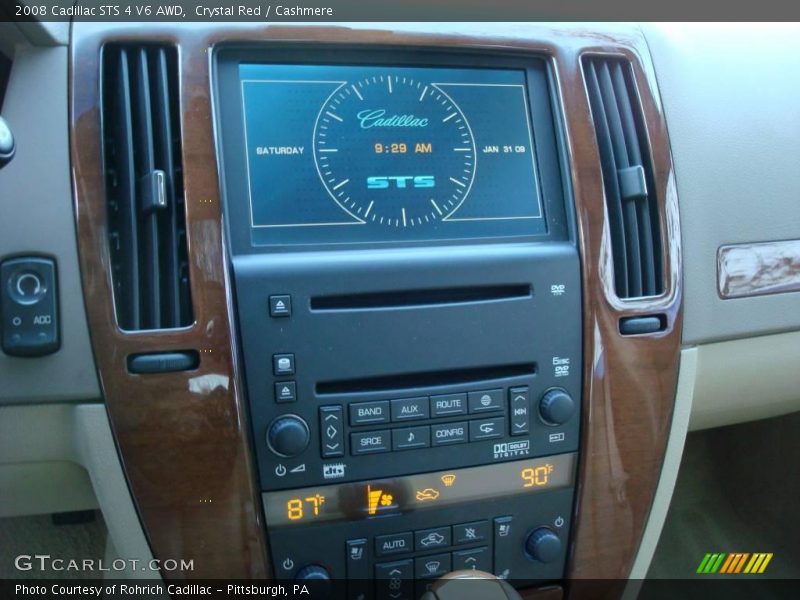 Crystal Red / Cashmere 2008 Cadillac STS 4 V6 AWD