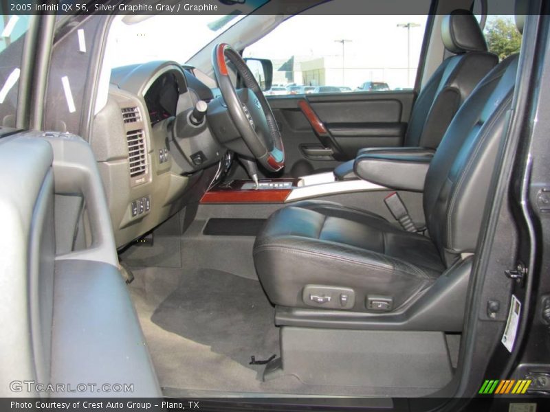 Silver Graphite Gray / Graphite 2005 Infiniti QX 56