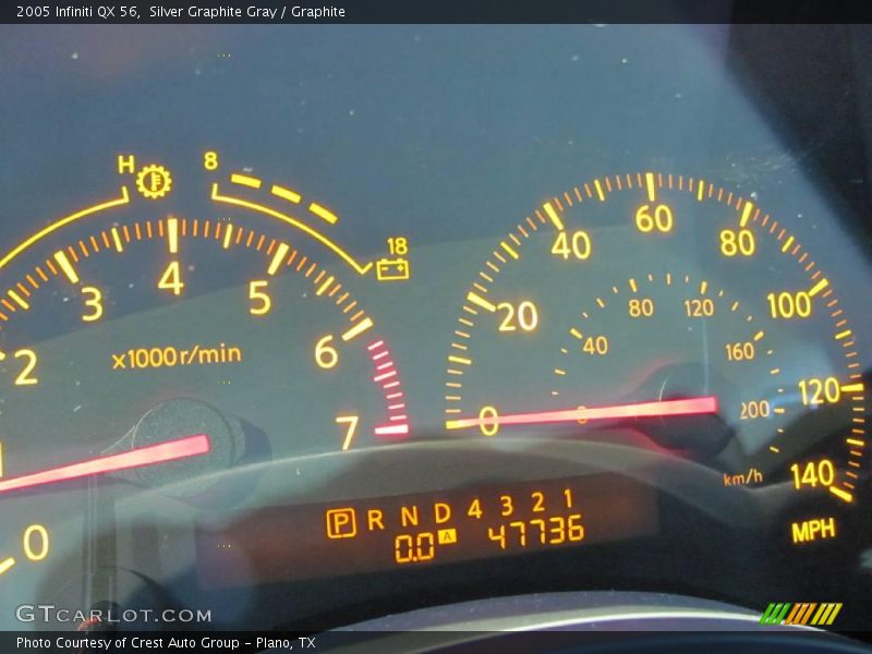 Silver Graphite Gray / Graphite 2005 Infiniti QX 56