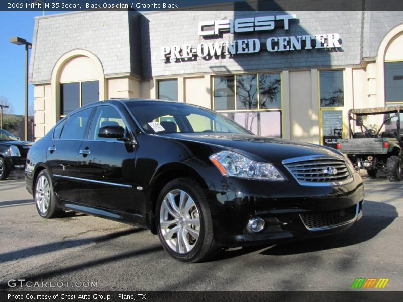 Black Obsidian / Graphite Black 2009 Infiniti M 35 Sedan