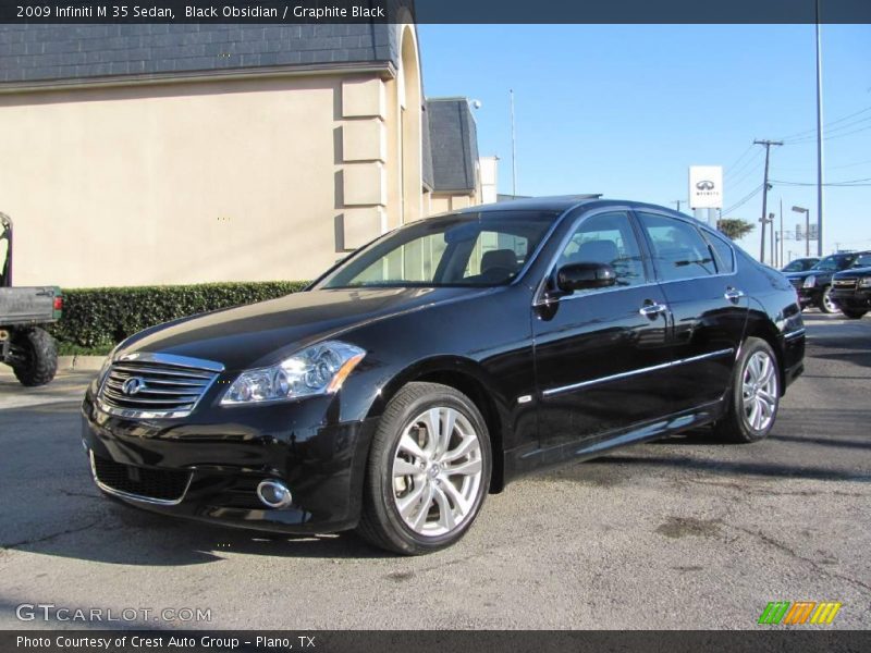 Black Obsidian / Graphite Black 2009 Infiniti M 35 Sedan