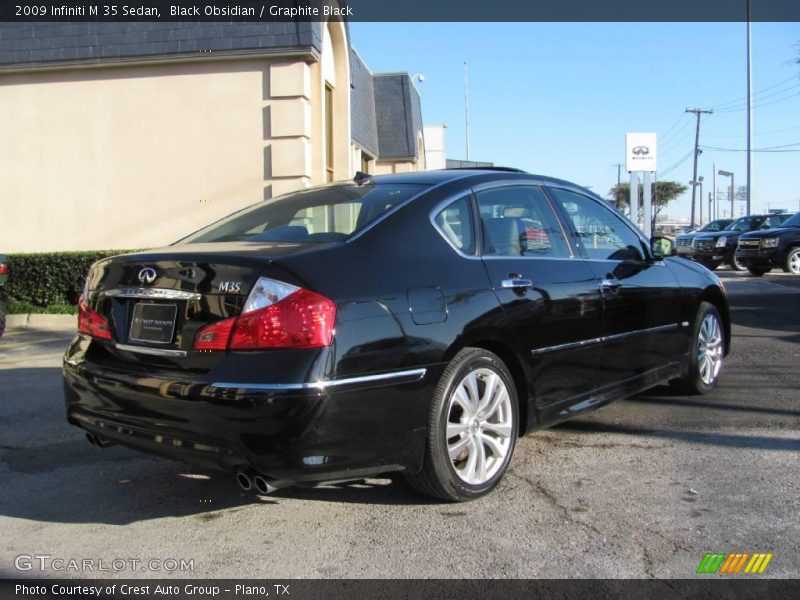 Black Obsidian / Graphite Black 2009 Infiniti M 35 Sedan