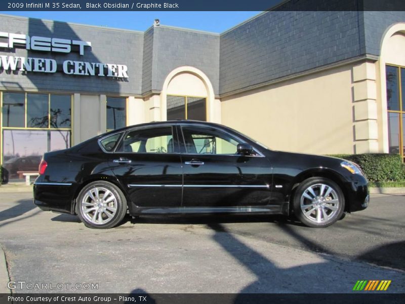 Black Obsidian / Graphite Black 2009 Infiniti M 35 Sedan