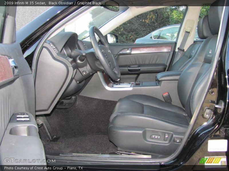 Black Obsidian / Graphite Black 2009 Infiniti M 35 Sedan
