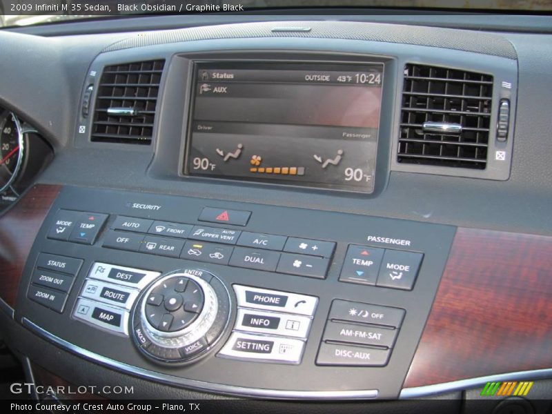 Black Obsidian / Graphite Black 2009 Infiniti M 35 Sedan