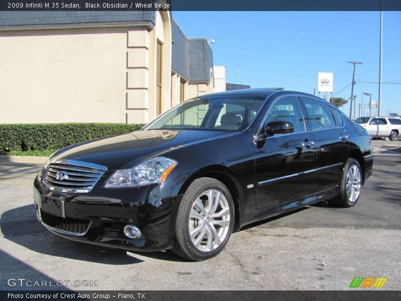 Black Obsidian / Wheat Beige 2009 Infiniti M 35 Sedan