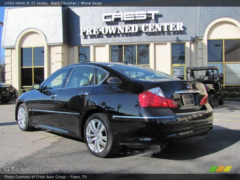Black Obsidian / Wheat Beige 2009 Infiniti M 35 Sedan