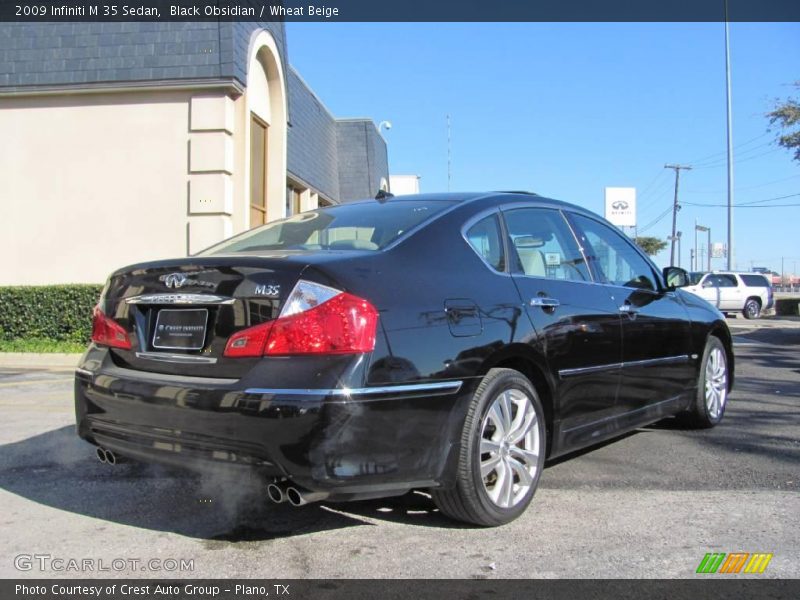 Black Obsidian / Wheat Beige 2009 Infiniti M 35 Sedan