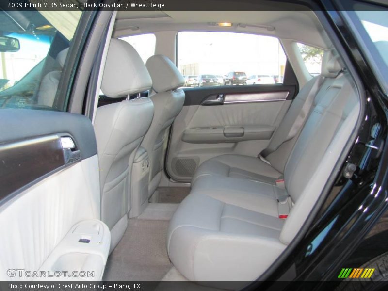 Black Obsidian / Wheat Beige 2009 Infiniti M 35 Sedan