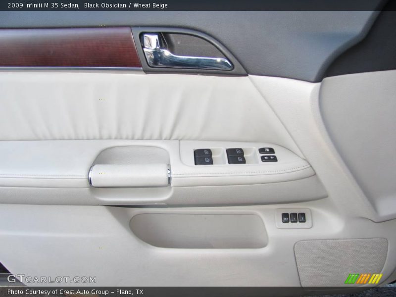 Black Obsidian / Wheat Beige 2009 Infiniti M 35 Sedan