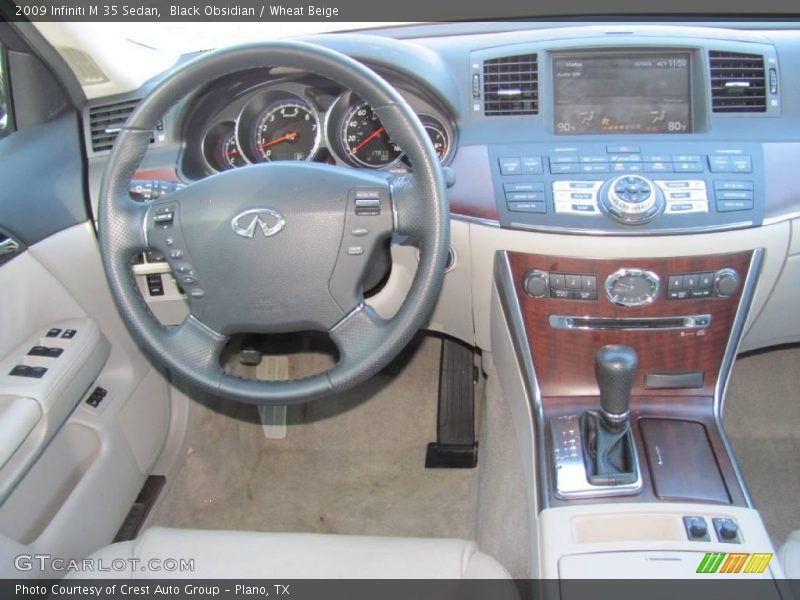 Black Obsidian / Wheat Beige 2009 Infiniti M 35 Sedan