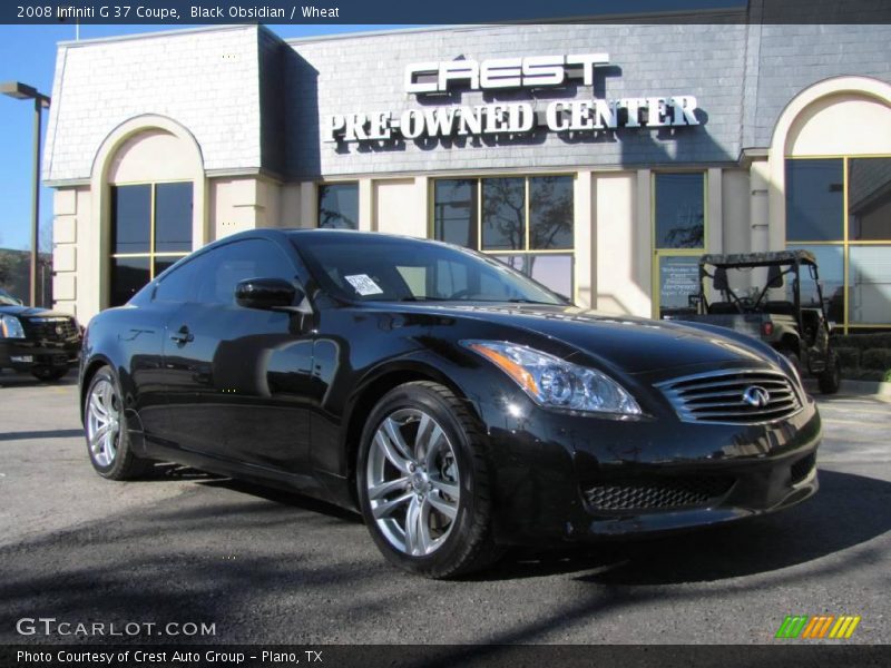 Black Obsidian / Wheat 2008 Infiniti G 37 Coupe