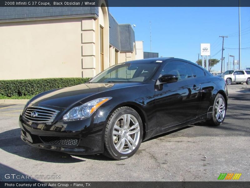 Black Obsidian / Wheat 2008 Infiniti G 37 Coupe