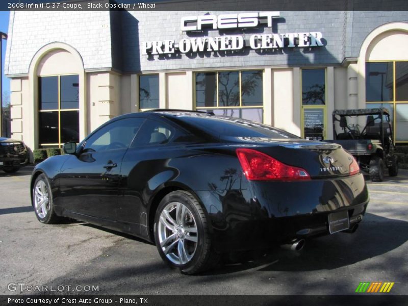 Black Obsidian / Wheat 2008 Infiniti G 37 Coupe