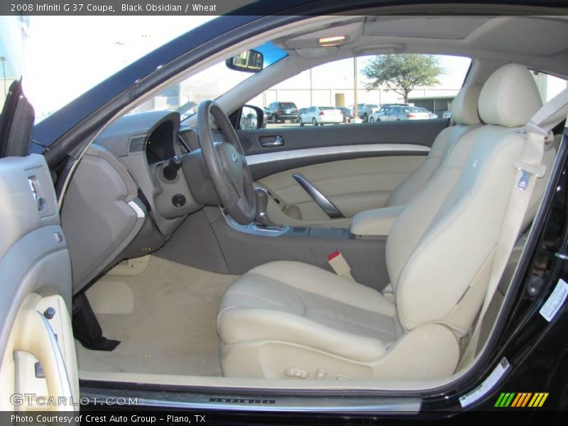 Black Obsidian / Wheat 2008 Infiniti G 37 Coupe