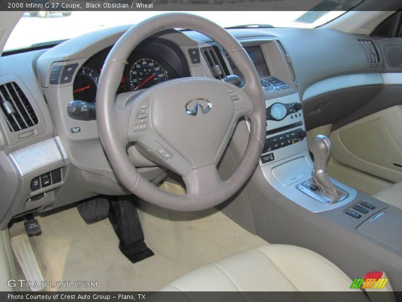 Black Obsidian / Wheat 2008 Infiniti G 37 Coupe