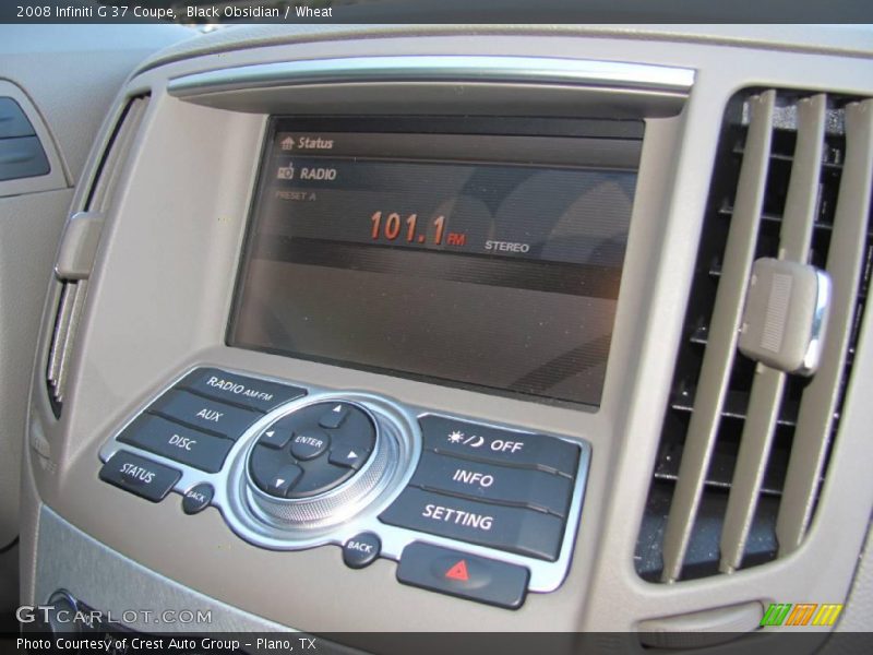Black Obsidian / Wheat 2008 Infiniti G 37 Coupe