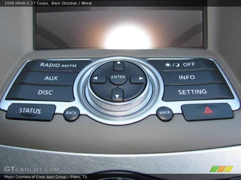 Black Obsidian / Wheat 2008 Infiniti G 37 Coupe
