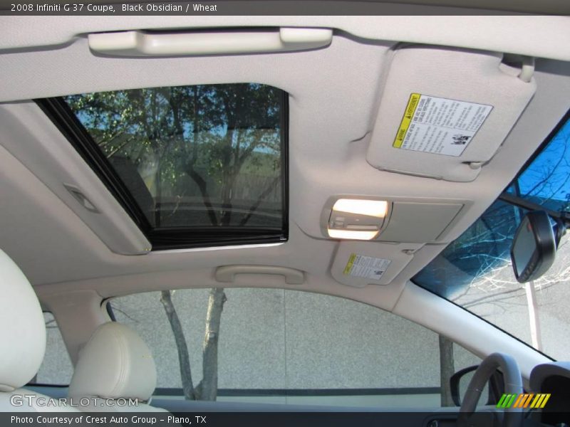 Black Obsidian / Wheat 2008 Infiniti G 37 Coupe