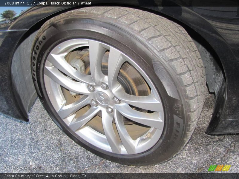 Black Obsidian / Wheat 2008 Infiniti G 37 Coupe