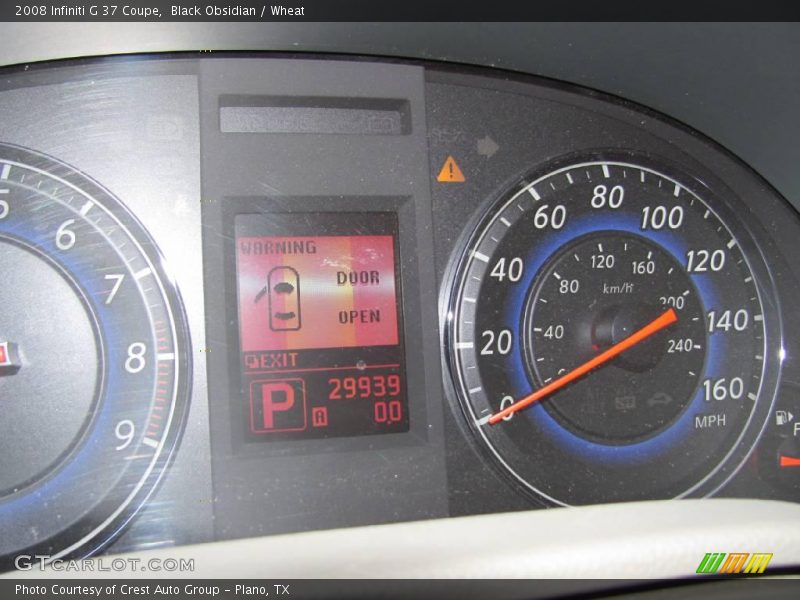 Black Obsidian / Wheat 2008 Infiniti G 37 Coupe