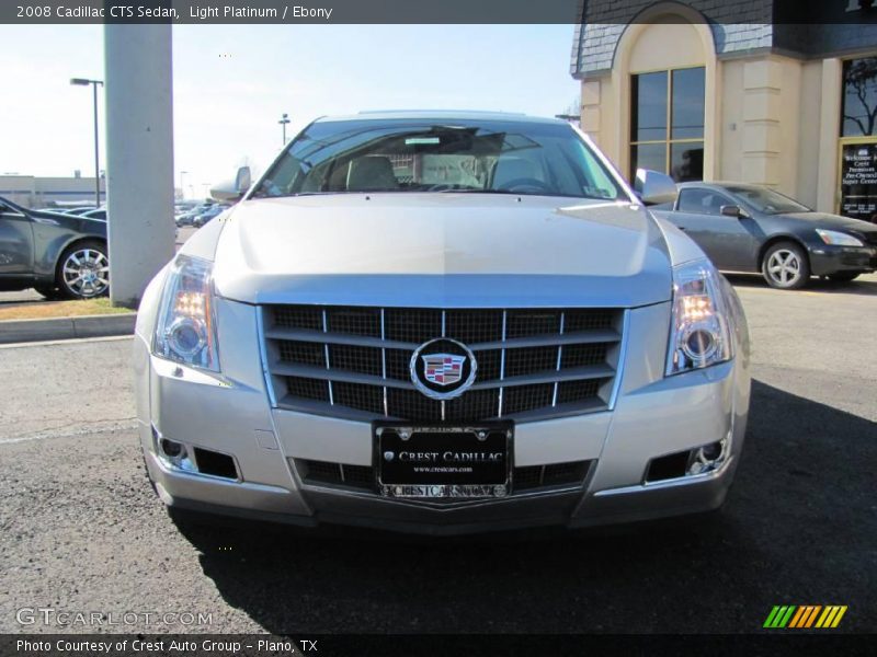 Light Platinum / Ebony 2008 Cadillac CTS Sedan