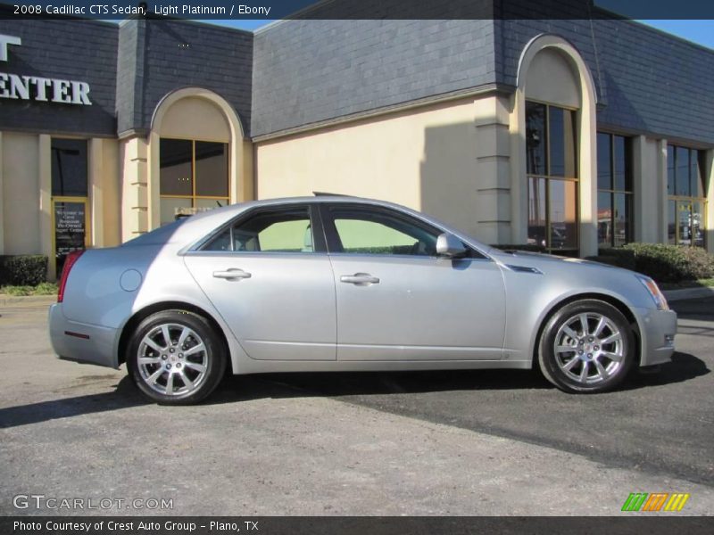 Light Platinum / Ebony 2008 Cadillac CTS Sedan