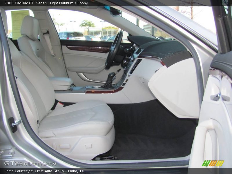 Light Platinum / Ebony 2008 Cadillac CTS Sedan