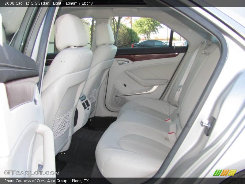 Light Platinum / Ebony 2008 Cadillac CTS Sedan