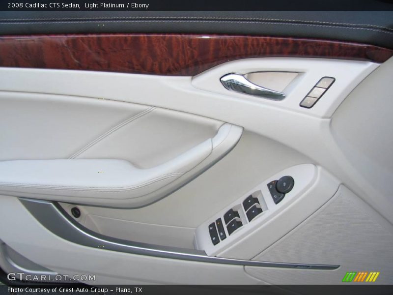 Light Platinum / Ebony 2008 Cadillac CTS Sedan