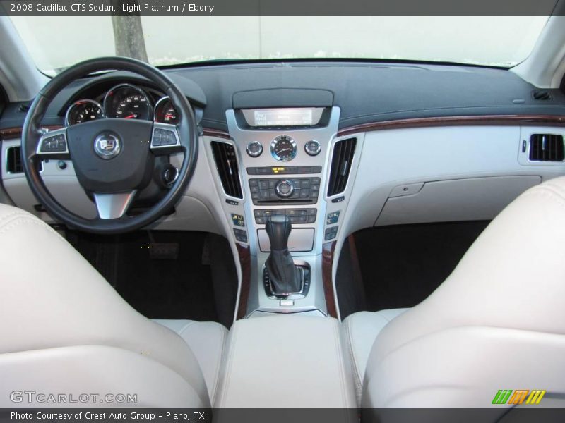 Light Platinum / Ebony 2008 Cadillac CTS Sedan