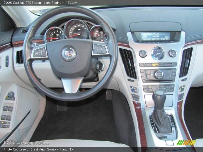 Light Platinum / Ebony 2008 Cadillac CTS Sedan