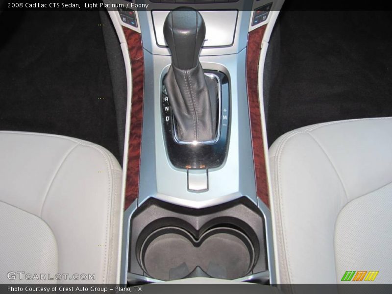 Light Platinum / Ebony 2008 Cadillac CTS Sedan
