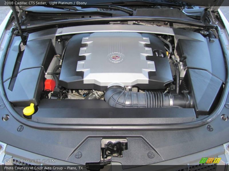 Light Platinum / Ebony 2008 Cadillac CTS Sedan
