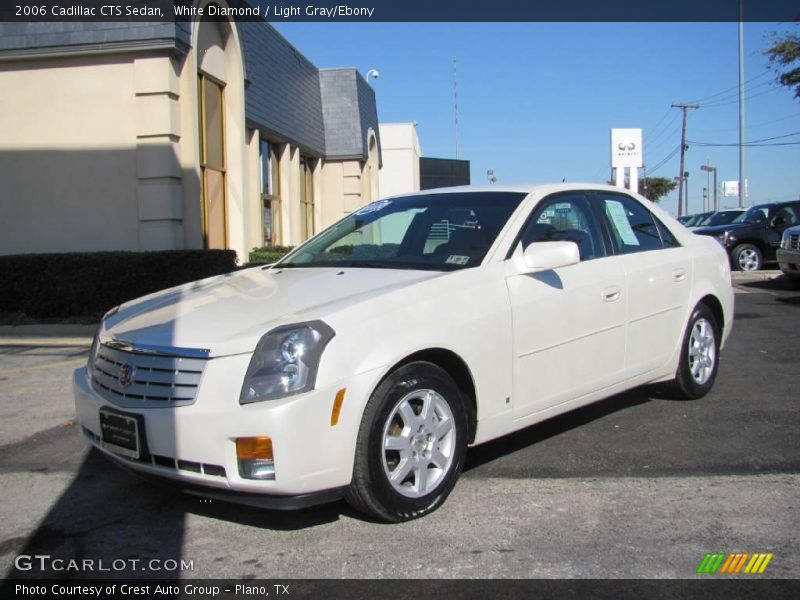 White Diamond / Light Gray/Ebony 2006 Cadillac CTS Sedan