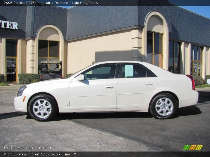 White Diamond / Light Gray/Ebony 2006 Cadillac CTS Sedan