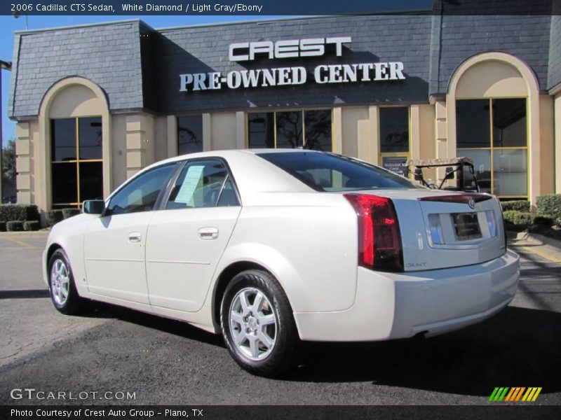 White Diamond / Light Gray/Ebony 2006 Cadillac CTS Sedan