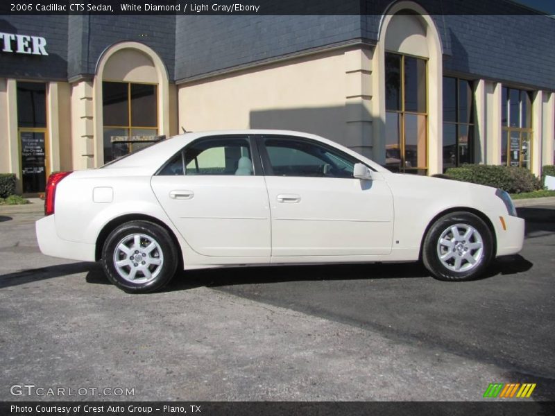 White Diamond / Light Gray/Ebony 2006 Cadillac CTS Sedan