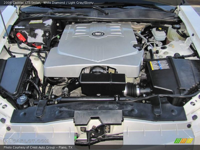 White Diamond / Light Gray/Ebony 2006 Cadillac CTS Sedan