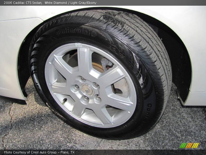 White Diamond / Light Gray/Ebony 2006 Cadillac CTS Sedan