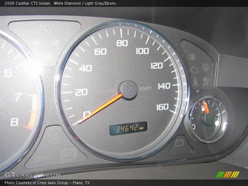 White Diamond / Light Gray/Ebony 2006 Cadillac CTS Sedan
