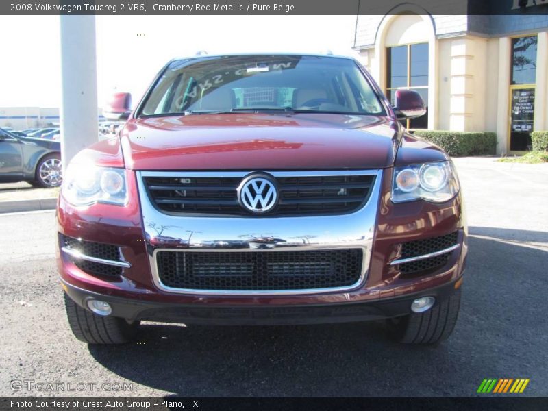 Cranberry Red Metallic / Pure Beige 2008 Volkswagen Touareg 2 VR6