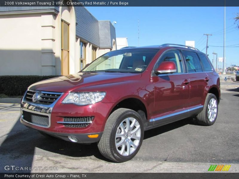 Cranberry Red Metallic / Pure Beige 2008 Volkswagen Touareg 2 VR6