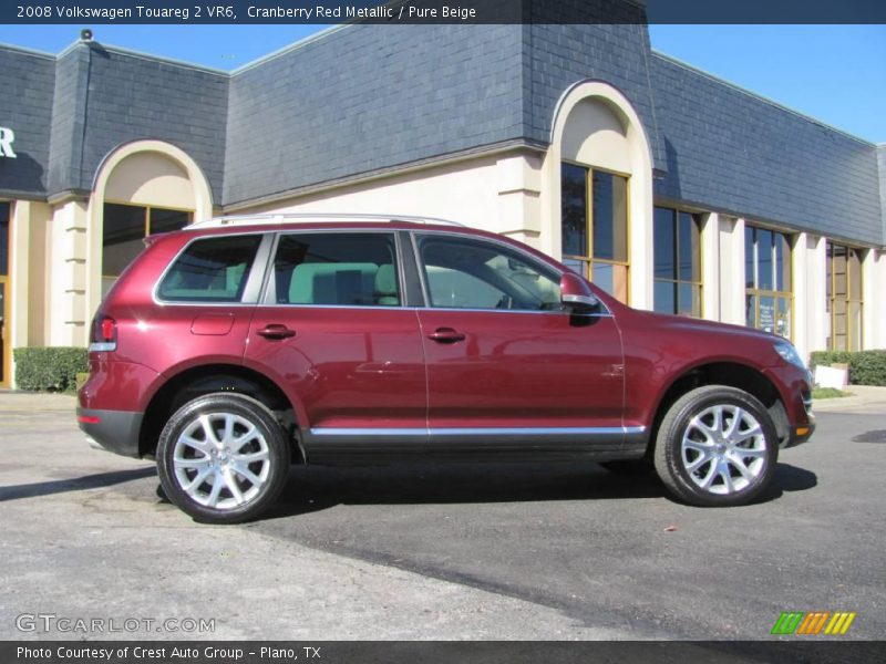 Cranberry Red Metallic / Pure Beige 2008 Volkswagen Touareg 2 VR6