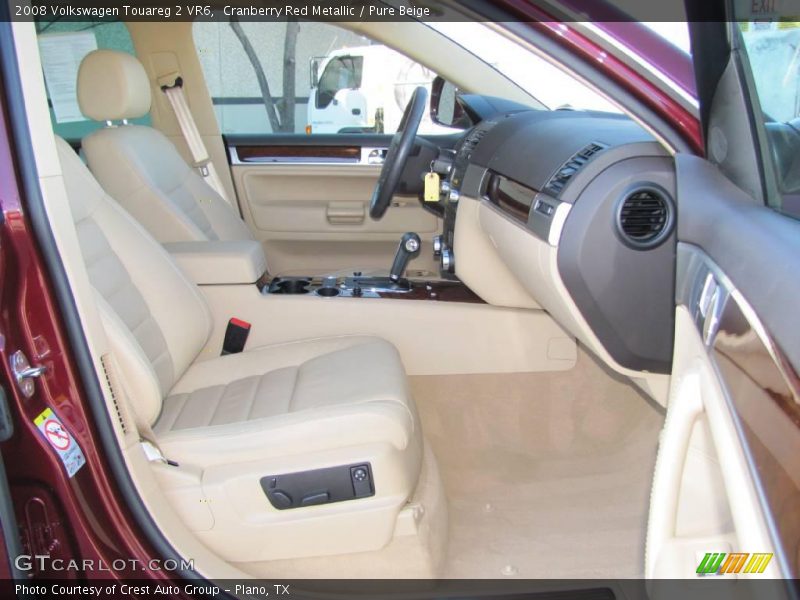 Cranberry Red Metallic / Pure Beige 2008 Volkswagen Touareg 2 VR6