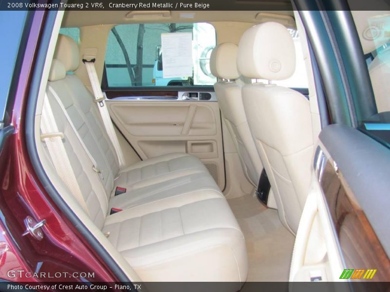 Cranberry Red Metallic / Pure Beige 2008 Volkswagen Touareg 2 VR6