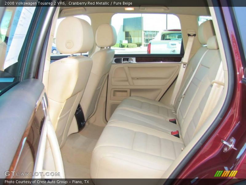 Cranberry Red Metallic / Pure Beige 2008 Volkswagen Touareg 2 VR6