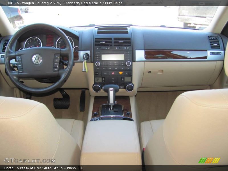 Cranberry Red Metallic / Pure Beige 2008 Volkswagen Touareg 2 VR6